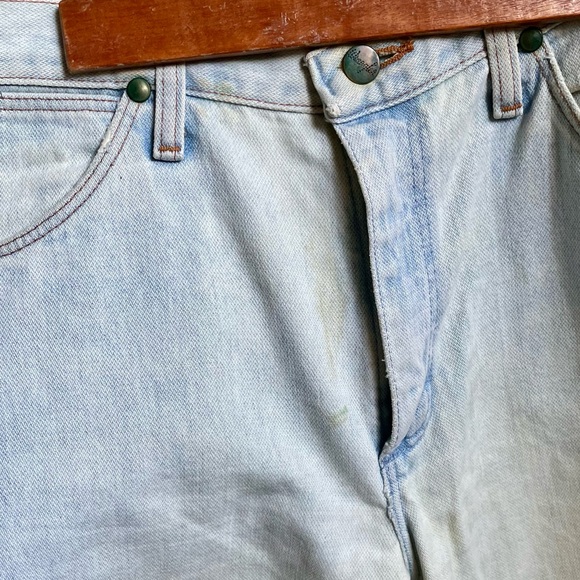 Vintage Wrangler Super Faded Stone Wash Jeans - Picture 7 of 10
